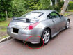 Picture of 350Z NSM Style Version 1 Rear Bumper Spats