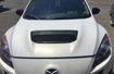 Picture of 14-18 Mazda 3 MPS 3Dr 5Dr Hatch ZR Style Large Hood Scoop