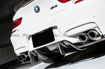 Picture of M6 F06 F12 F13 E-Style Rear Diffuser 3Pcs (Real M6)