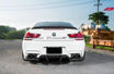 Picture of M6 F06 F12 F13 E-Style Rear Diffuser 3Pcs (Real M6)