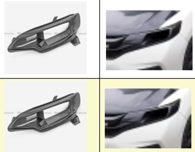 Picture of 14-18 Fit Jazz GK5 EPA Type Headlight Air Duct LHD Driver Side